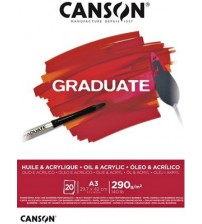 Canson Graduate 290 gr A3 30yp Oil & Acrylic